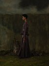 Mutedance 25 Autumn/Winter Waisted Swing Skirt Plant-dyed Highly Handcrafted MD-MD25FW88-purple (MD25FW86)